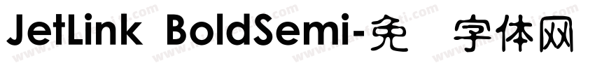 JetLink BoldSemi字体转换